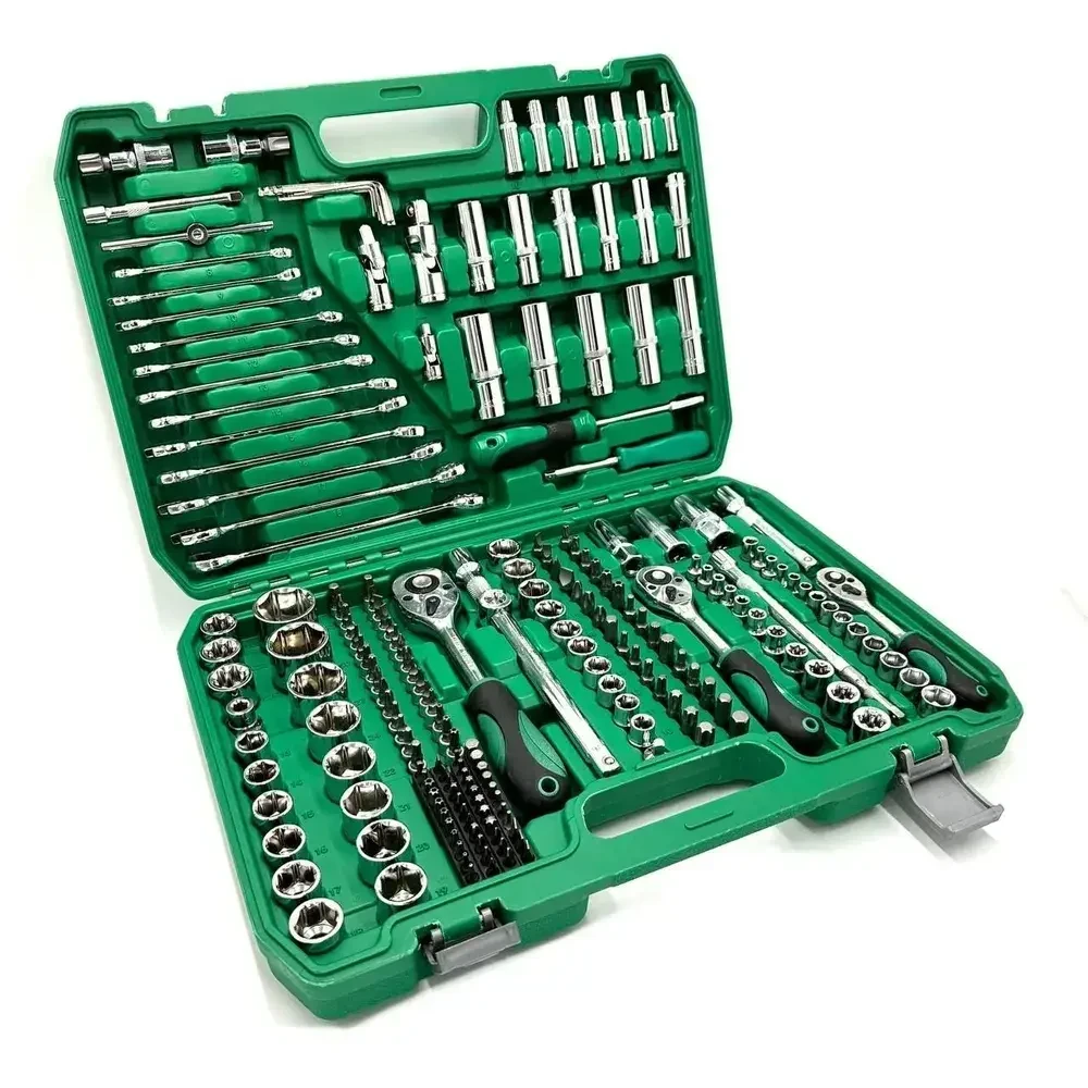 6670942287_avtomobilnyj-nabor-instrumentov Автомобильный набор инструментов 216 шт в удобном пластиковом кейсе для хранения - Зображення 1