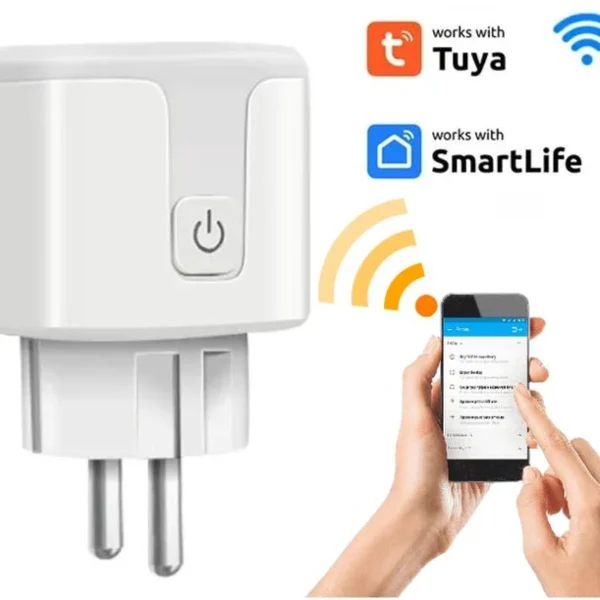 Умная WiFi розетка 16А, Smart 3680Вт / Розетка с управлением через телефон / Интеллектуальная розетка