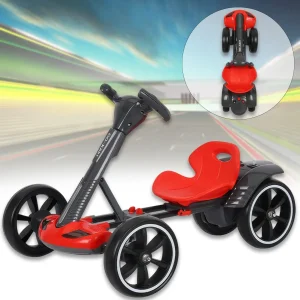 Детский электромобиль Go-Kart червоного кольору HL-B6
