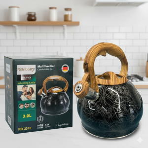 Чайник Rainberg RB-2310 3 л со свистком для газовых, индукционных и электрических плит
