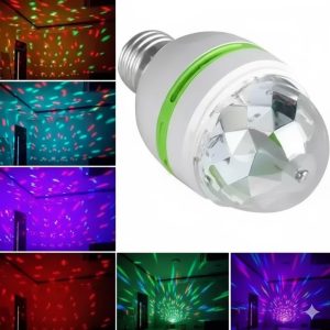 УЦЕНКА!. Диско лампа LASER Rotating lamp,вращающаяся лампа (Плохая упаковка, трещина на корпусе 3207