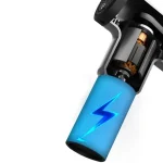 УЦЕНКА! Портативный ручной массажёр пистолет с 4 насадками Fascial Gun KH-320 Серый вибрационный пистолет (Плохая упаковка 3270) — фото 6