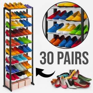 УЦЕНКА! Полка для обуви на 30 пар Amazing Shoe Rack (Плохая упаковка 2726)