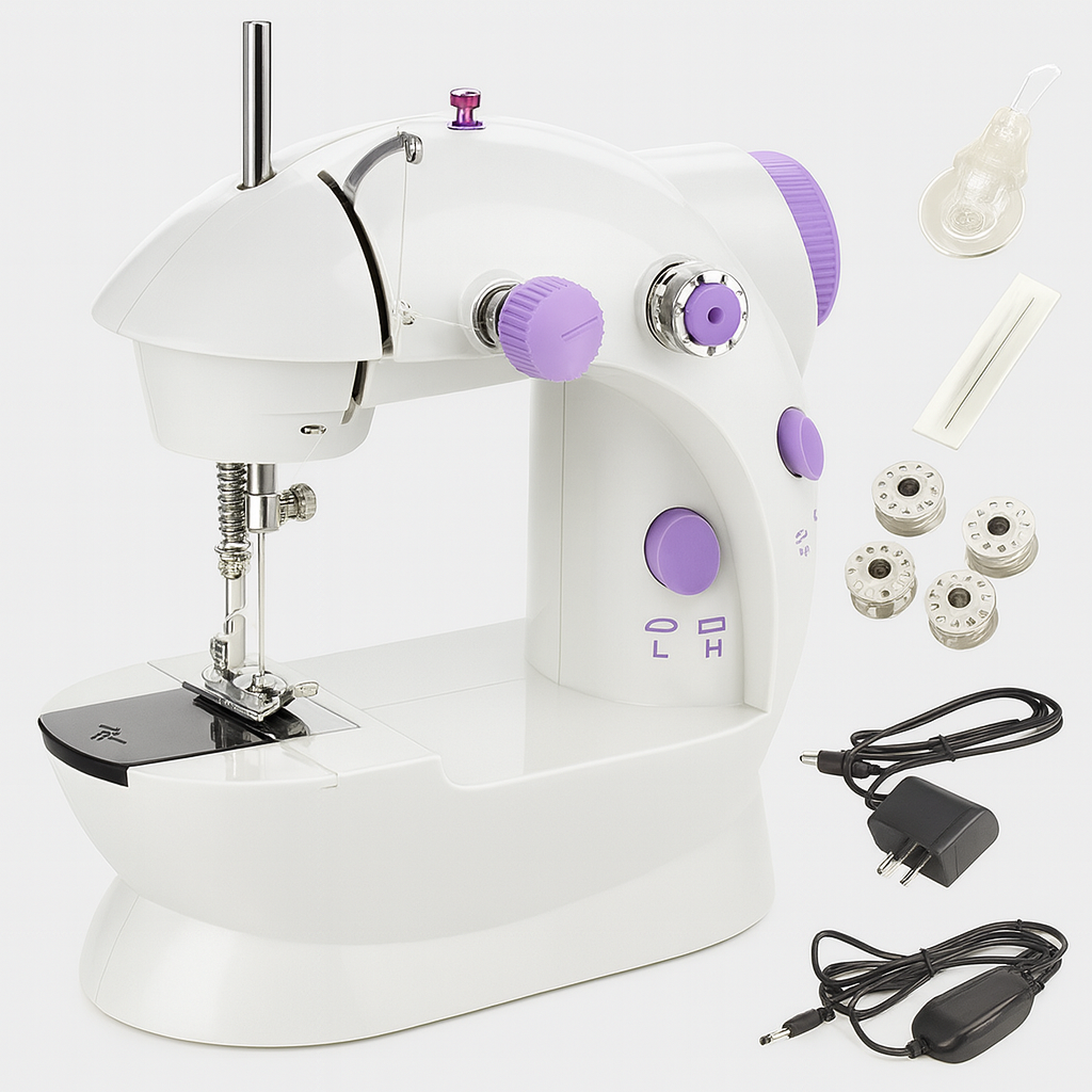 6954748674_utsenka-shvejnaya-mini УЦЕНКА! Швейная мини машинка 4 в 1 Mini Sewing Machine SM201 (Плохая упаковка 3392) - Зображення 1