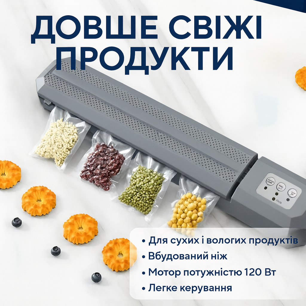 Вакуумный упаковщик AND Capper LY-952 120 Вт для продуктов Вакуумный упаковщик AND Capper LY-952 120 Вт для продуктов