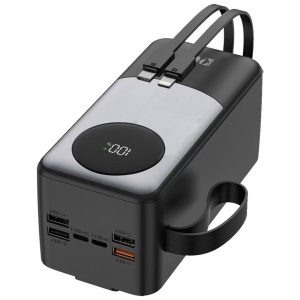 Внешний аккумулятор (Power Bank) KPG KPG-502X 50000mAh 22.5W с LCD дисплеем — фото 2