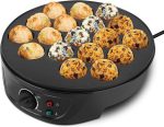 Электрическая такоячница RAF R.527Takoyaki Maker для приготовления пончиков, кейк-попсов и мясных шариков (18 ячеек) антипригарная — фото 4