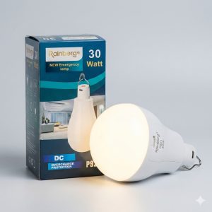 Аккумуляторная LED лампа для кемпинга Rainberg P921 30W (1500 Lm, 2×18650) — Подвесной аварийный светильник с USB зарядкой — фото 2