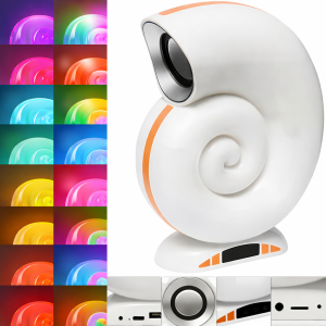 Беспроводная мини умная смарт колонка 4 в 1 с блютуз Сonch Music Light, 256 режимов освещения — фото 2