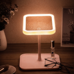 Зеркало для макияжа с LED подсветкой, от USB, LY-696 / Зеркало на ножке / Зеркало косметическое — фото 2