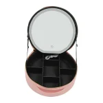 Портативный органайзер для косметики с LED XL-1643 зеркалом и сенсорной подсветкой Beauty Travel Case — фото 3