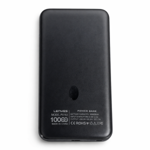 Внешний аккумулятор Power Bank Lenyes PX163 10000 mAh li-ion два usb выхода 136х68х15 6 мм — фото 2