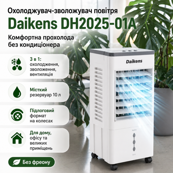 Напольный охладитель DKNS DH2025-01A 10л/3800w