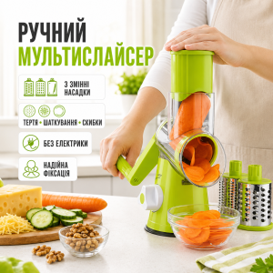 Терка, Овощерезка – Мультислайсер для овощей и фруктов Kitchen Master