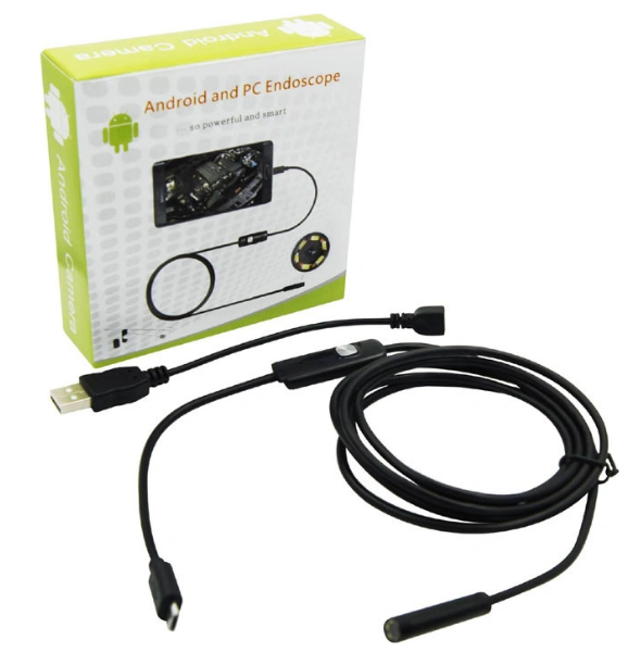 Камера Эндоскоп Android and PC Endoscope, гибкая USB-камера (100P) 3.5 метра