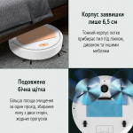 Аккумуляторный робот пылесос 3в1 с влажной уборкой / Пылесос для влажной и сухой уборки LY-1248 1200 mAh — фото 5