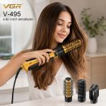 Фен для волос VGR V-495 / Профессиональный сталер для волос / Фен-браш для укладок 1200Вт — фото 2