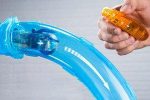 Светящиеся трубопроводные гонки CHARIOTS SPEED PIPES трубопроводный автотрек гоночный трек (37 деталей) — фото 6