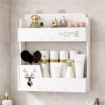 Подвесная полочка в ванную / Органайзер для ванной комнаты Home / Универсальная полка для дома 33х31.5х12см