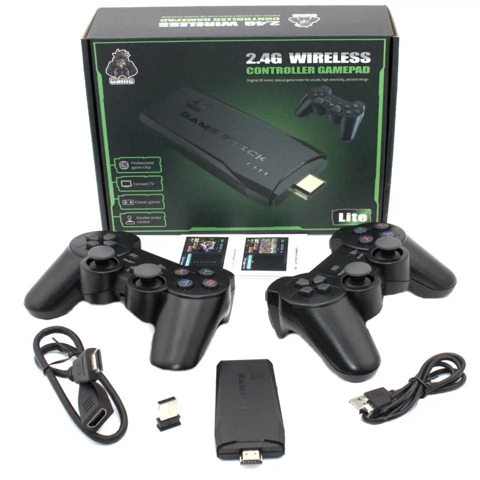 64ГБ Игровая приставка LITE GREEN HDMI 3535 игр Dendy, Sega, Аркадные игры, Game Boy, Nintendo, Atari, PlayStation 1 64ГБ Игровая приставка LITE GREEN HDMI 3535 игр Dendy, Sega, Аркадные игры, Game Boy, Nintendo, Atari, PlayStation 1