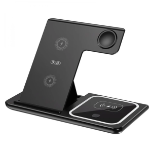 Зарядная станция 3в1 / Беспроводное зарядное устройство 3в1 для смартфона/смарт-часов/наушников — фото 2