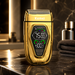 Электробритва KM-T360 / Шейвер Kemei для бритья бороды — фото 3