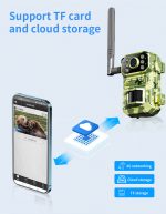 Охотничья камера ночного видения на солнечной батарее / Фотоловушка 4G с датчиком движения AND A8-T31 — фото 5
