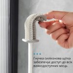 Туалетный ершик с гнущейся силиконовой щеткой / Ершик для унитаза — фото 4