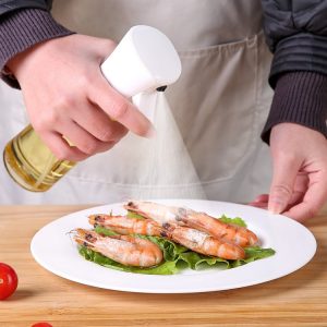 Распылитель для масла, диспенсер для распыления масла, уксуса, воды / Спрей бутылка для масла 300мл — фото 2