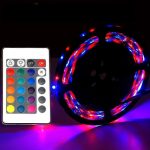 Комплект Светодиодная лента многоцветная 3528 RGB комплект 5м c пультом — фото 2