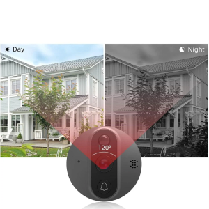 Видеодомофон Tuya Smart Video Doorbell ED-300PA / Дверной беспроводной звонок Wi-Fi с ИК-подсветкой и датчиком движения — фото 2