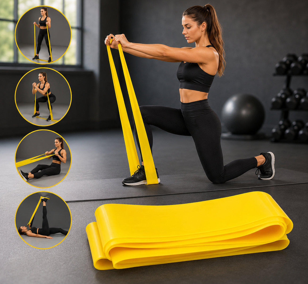 Эластичная фитнес-резинка / PRO Strength Toning Band Эластичная фитнес-резинка / PRO Strength Toning Band