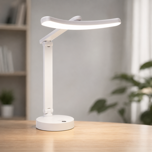 Аккумуляторная настольная лампа BL 1967 / LED поворотный светильник / Сенсорная лампа белая