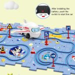 Детский игровой набор Railcar Puzzle / Развивающая головоломка с машинкой и ковриком-пазлом 25 деталей — фото 2
