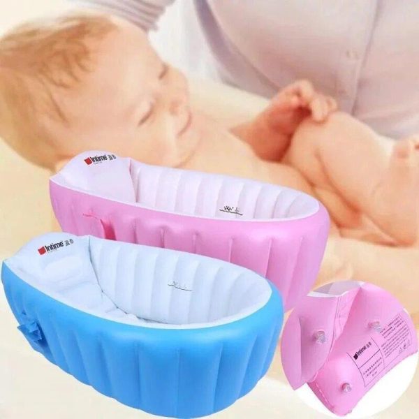 Детская Надувная ванночка с насосом Intime Baby Bath Tub
