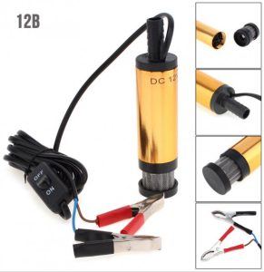Погружной электрический насос для перекачки дизельного топлива 12V от прикуривателя — фото 2