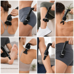 Ручной перкуссионный массажёр 37 Вт / Массажер MDHL Fascial Gun MDHL / Портативный массажный пистолет XY-15 — фото 2