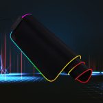 Игровая поверхность с подсветкой, коврик для мышки с подсветкой Fantech MPR800s RGB Black 70×30см — фото 2