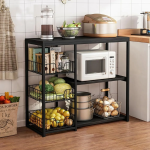 Кухонная полка – органайзер / Полка-стеллаж XS-W56B 80х30х80см