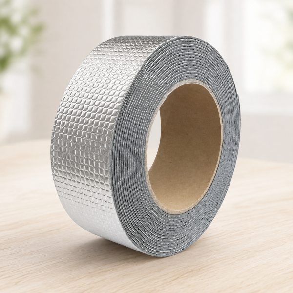 Сверхпрочная липкая лента с алюминиевым покрытием / BUTYL SELF-ADHESIVE 10м / Алюминиевая водостойкая фольга-скотч