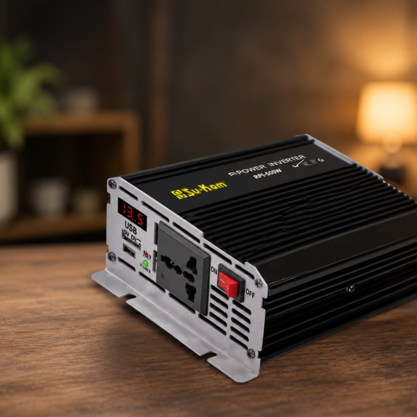 Преобразователь AC/DC RPI 500W SU-KAM / Преобразователь напряжения с вольтметром / Автомобильный инвертор 12-220 В