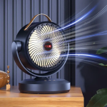Аккумуляторный мини вентилятор VU-05/FS-25 с поворотом / Вентилятор Mini fan с LED-подсветкой и USB — фото 5