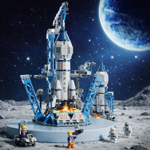 Конструктор Космическая Ракета шаттл / Космическая станция / Space Shuttle 458 деталей — фото 2