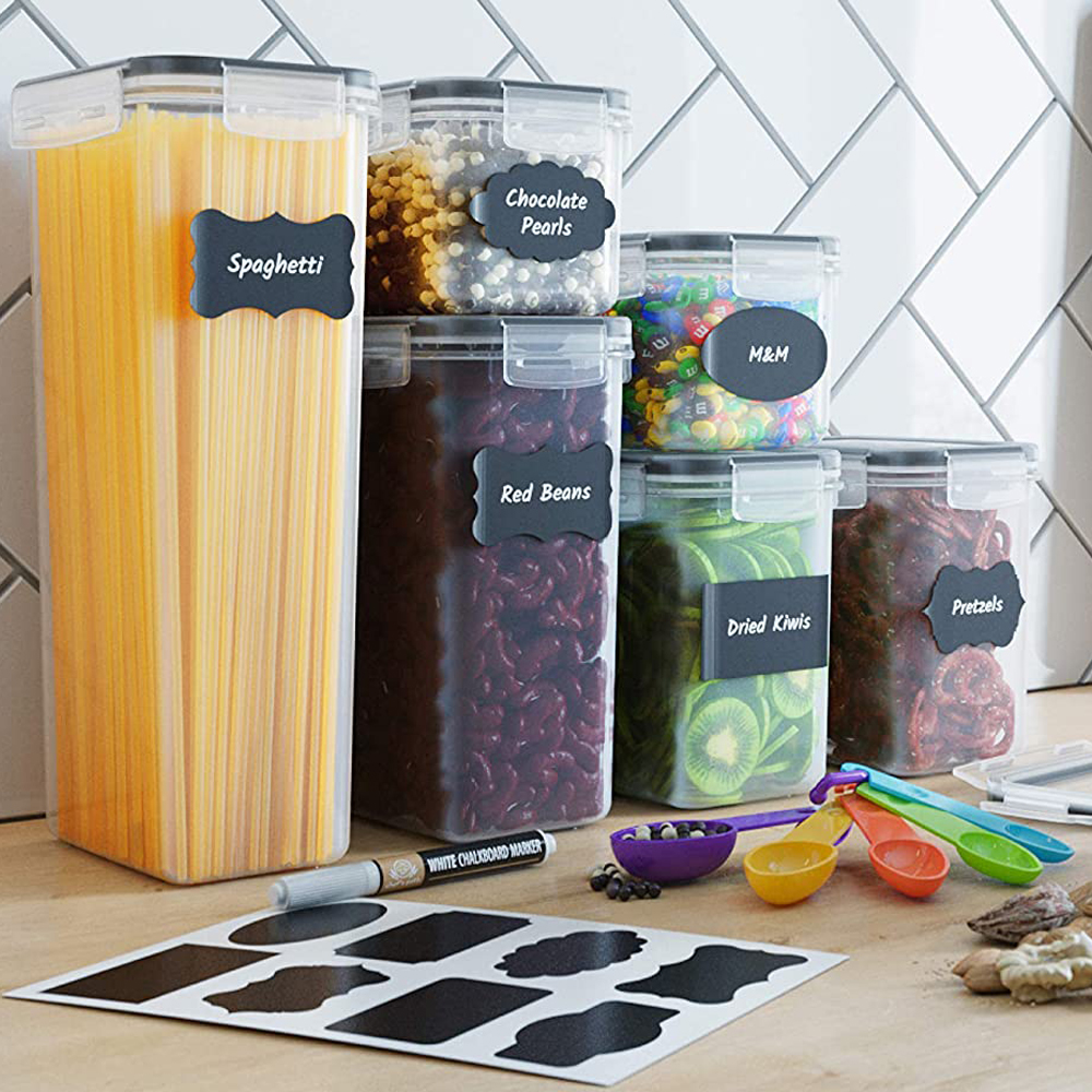 Органайзеры для кухни Food Storage Container 7 Контейнеров | Набор пластиковых контейнеров для круп Органайзеры для кухни Food Storage Container 7 Контейнеров | Набор пластиковых контейнеров для круп