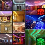 Комплект Светодиодная лента многоцветная 3528 RGB комплект 5м c пультом — фото 3
