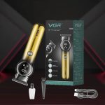 Аккумуляторная машинка для стрижки VGR V-989 от USB с 3 насадками — фото 10