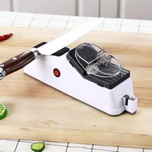 Электроточилка для ножей Electric Knife Sharpener USB / Точилка для ножей и ножниц — фото 2
