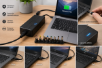 Адаптер универсальный для laptop 120W / Универсальный блок питания для ноутбуков / Зарядное устройство для ноутбука — фото 4