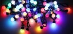 Гирлянда матовый шарик 40LED 5м (флеш) 18мм, Новогодняя бахрама, Светодиодная гирлянда, Уличная гирлянда — фото 4