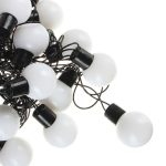 Гирлянда матовый шарик 40LED 5м (флеш) 18мм, Новогодняя бахрама, Светодиодная гирлянда, Уличная гирлянда — фото 3